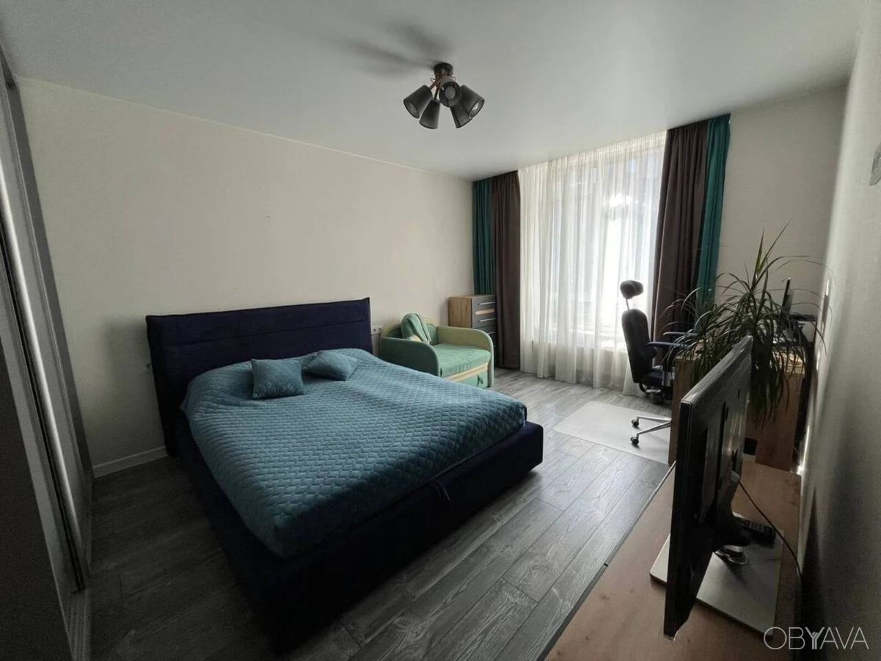 1-комнатная квартира, 60 кв.м