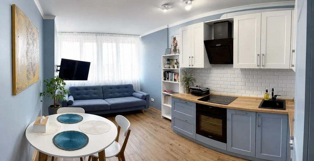 For sale 1 room apartment Poznyaki Kharkivska modern house mono
