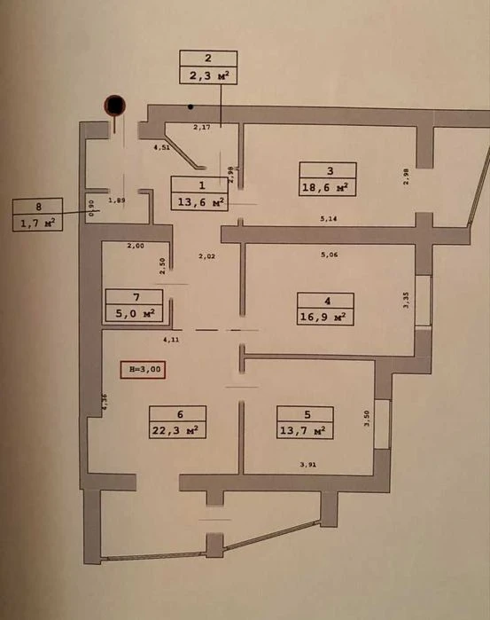 3 BEDROOMS! NEGOTIABLE! Iskrinsky residential complex! Zashchitnikov Ukrayiny! 3 for sale