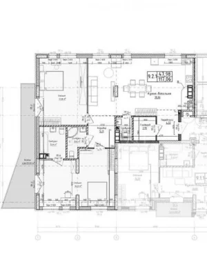 Sale of 3-room apartment 117 sq. m. on Bolsunovska St. 8 • ID 346