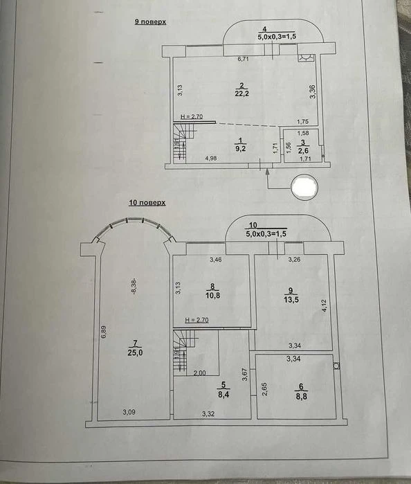 Продам 3-х ком на Днепродороге 104 кв.м за 59 500 у.е