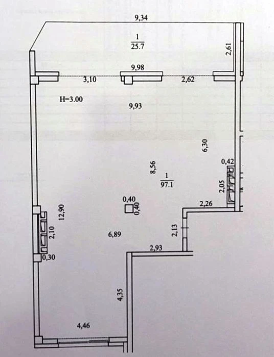 продам 3к_123 м2 в ЖК Рыбинский, пр. Гагарина, Подстанция