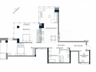 Sale of 3-room apartment 109 sq. m. on Antonovycha St. 136-138 • ID