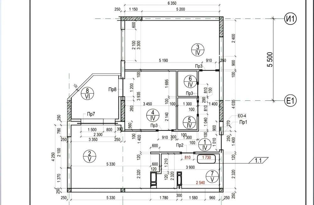 WITHOUT % Sale of 3 rooms for repair in Shevchenkivskyi residential complex Zolotoustivska