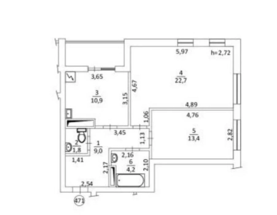 Продам 2-х комнатную квартиру 67м. кв, ЖК БЕРЕЖАНСКИЙ., 8 СЕ