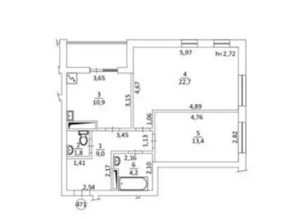 Продам 2-х комнатную квартиру 67м. кв, ЖК БЕРЕЖАНСКИЙ., 8 СЕ