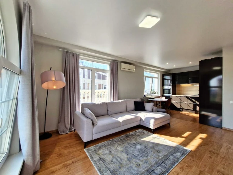 I am selling a large apartment of 60m. 1 bedroom + kitchen-living room of 25m.