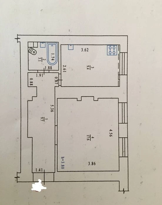 Продаж 1 кімнатної квартири в історичному центрі міста, біля