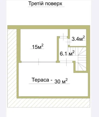 Продам дом с подвалом и террасой в районе 16 в.