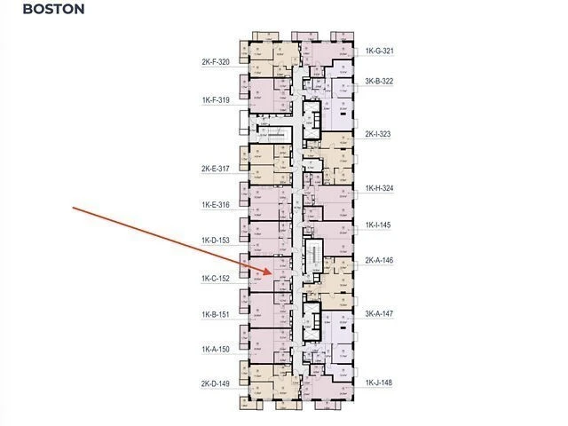 Sale of 1-room apartment 44.45 sq. m. on Stepana Bandera Ave. 14B