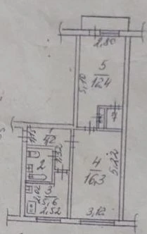 Продам 2 ком кв П.Поле, эт. 2/5, ул.23 Августа