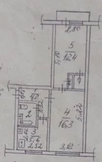 Продам 2 ком кв П.Поле, эт. 2/5, ул.23 Августа