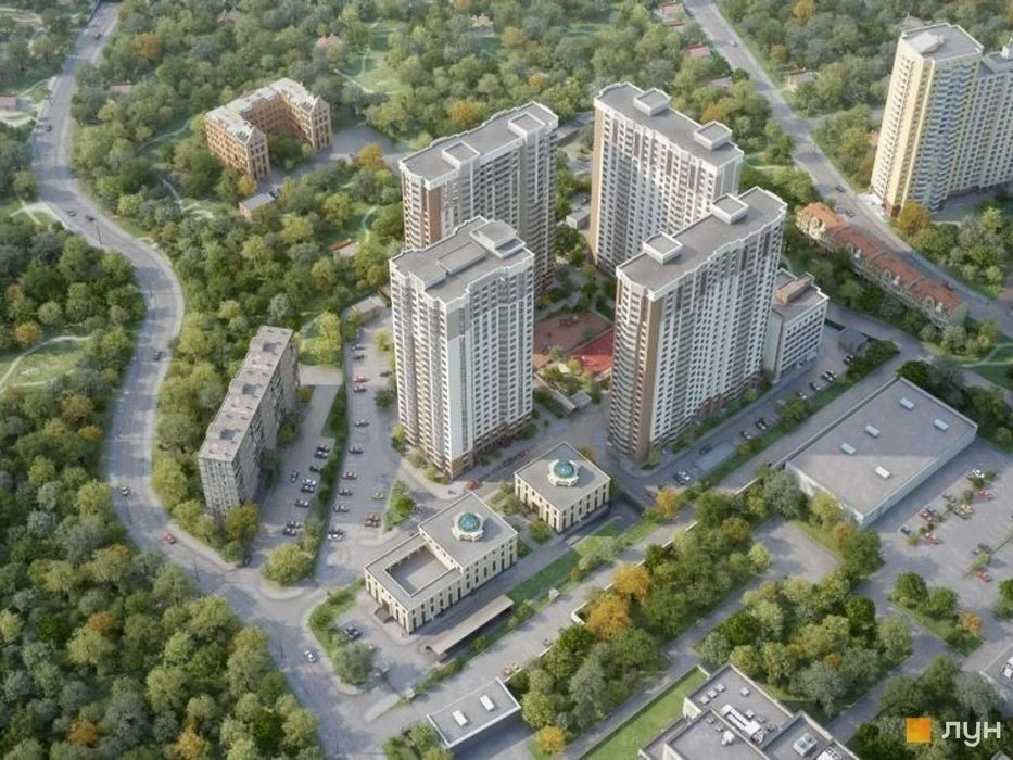 WITHOUT% 2-room apartment for sale in the Zeleny Ostrov 2 residential complex, Sikorsk St.