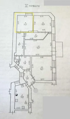 A room in a communal apartment on Troitskaya, 497369