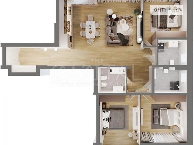 Sale of 4-room apartment 135 sq. m on Grigory Kochura St. 19/8 •