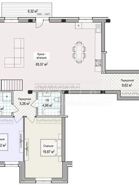 Продаж 5к квартири 189 кв. м на вул. Григорія Кочура 19/8 •