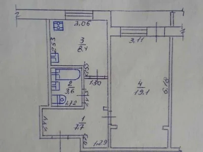 Apartment. Kharkiv, Kyrgyzka St.