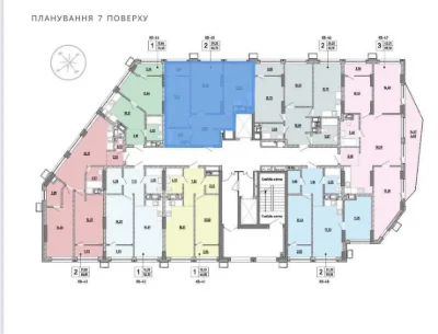 Продажа 2 комн.квартра 61 м² 7/16 ул .Величковского 61000$
