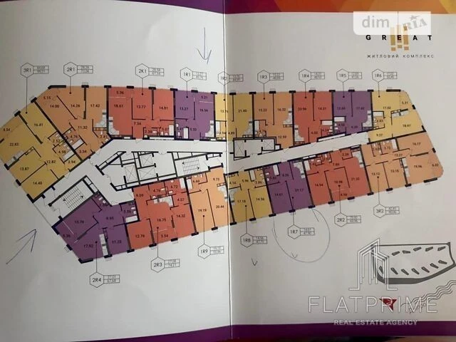Sale of 2-room apartment 74.21 sq. m on Prychalna Street • ID 345814