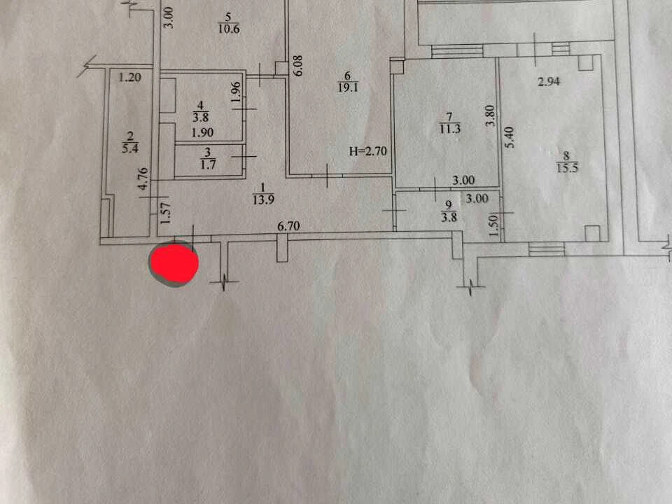 Apartment. Kharkiv, Zernova St.