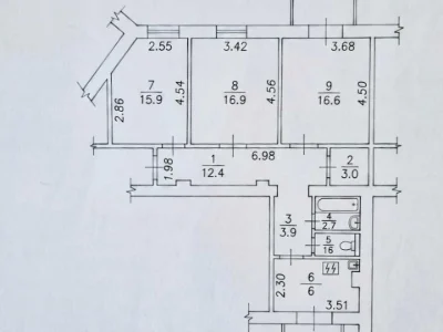 Apartment. Kharkiv, Pavlovsky Maidan sq. (Rosy Luxemburg ma.