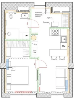 Продам власну квартиру 40м2 в ЖК Катеринославський
