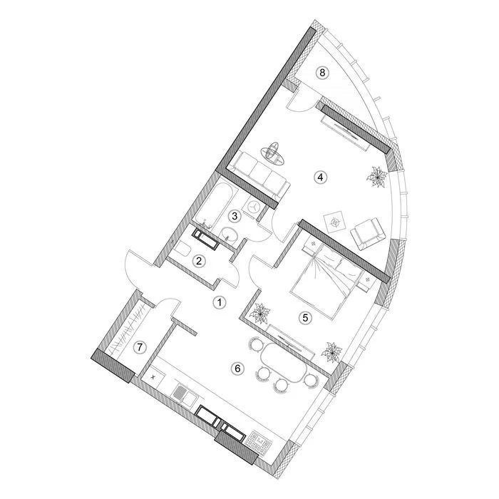 2-room apartment for sale, Aria residential complex! No commission!