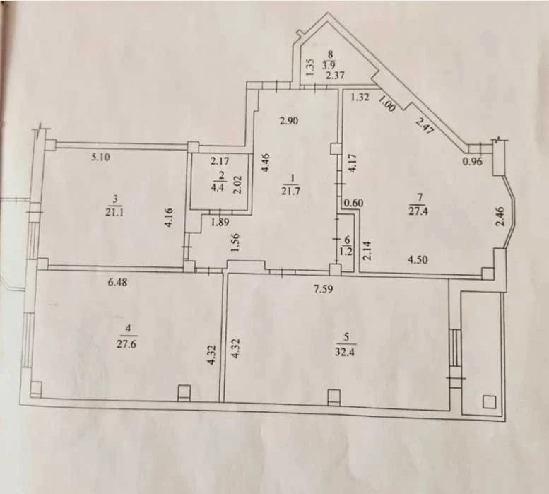 ‼️Residential Complex MKDU‼️Super price‼️THREE BEDROOMS‼️144 m2 Pavlovo Pole Metro Station