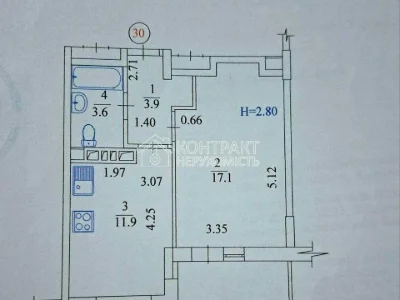 Apartment. Kharkiv, Heroiv Kharkova Ave. (Moskovskiy)