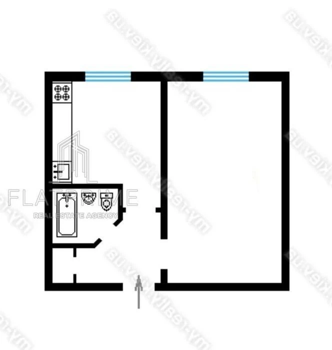 No% apartment 31m2 Brynzhali St. Nyvky Beresteyska Shevchenko