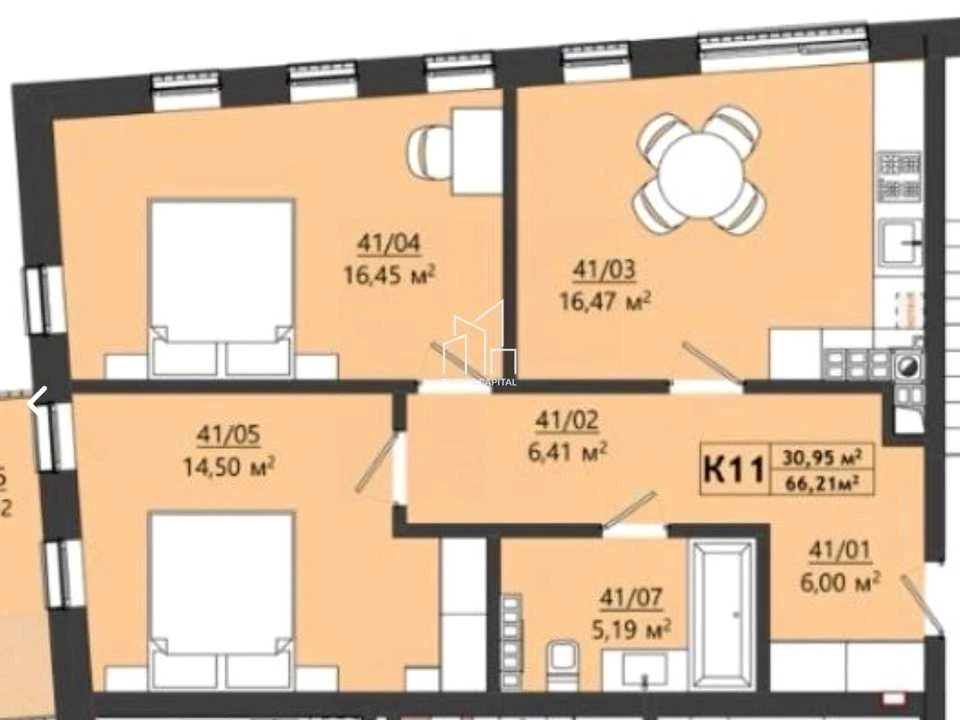Apartment. Lviv, Meblyarska St., (House)