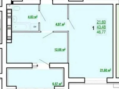Apartment. Kharkiv, Poltava Shlyakh St., (Building 10)
