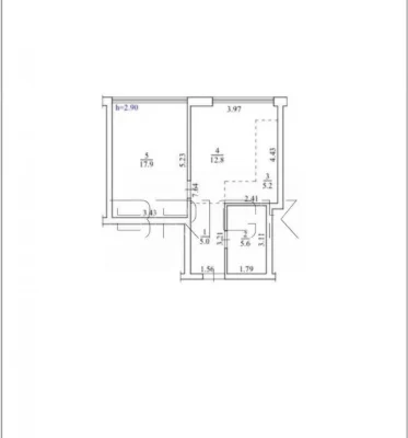 ‼️Housing complex Boulevard Fontaniv‼️ Sale of 1-room apartment 46 m2, Sapern st.