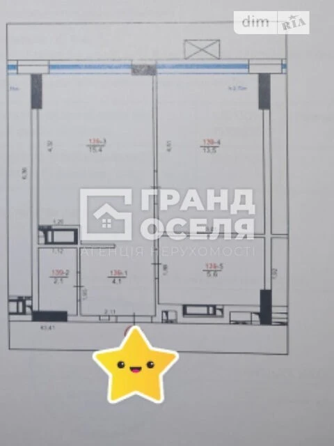 Sale of 1-room apartment 40.7 sq. m. on Brativ Chybineevyh St. 8A •