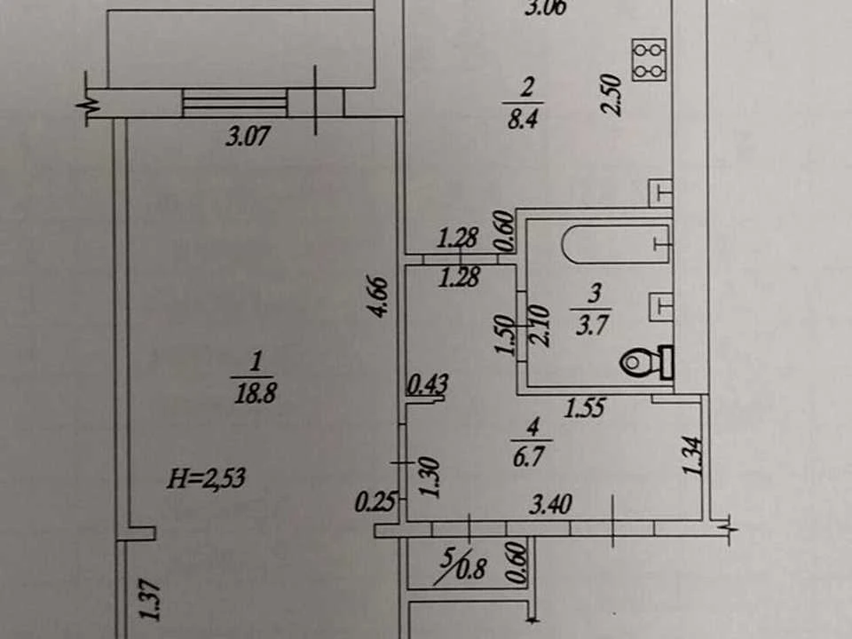 Apartment. Kharkiv, Kovtuna St.