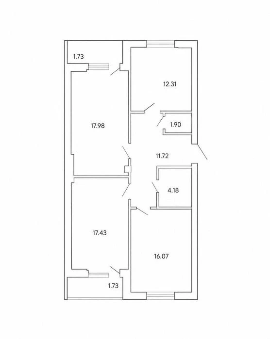 Продажа 3-комнатной квартиры на Сахарова