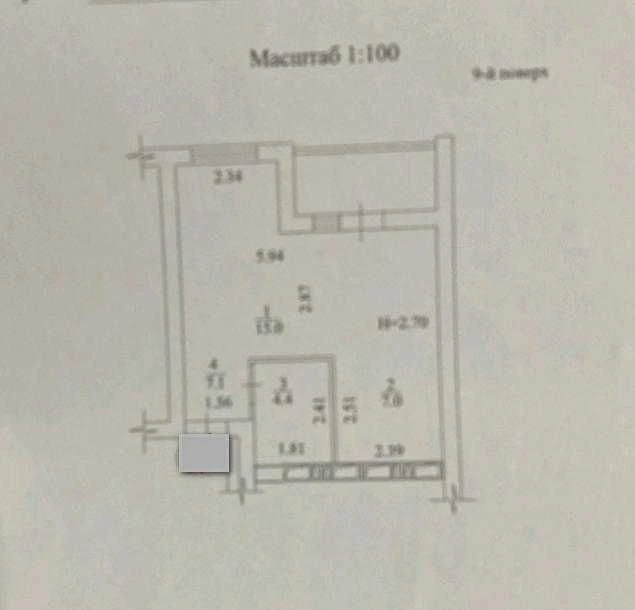 For sale: 1-room apartment in the residential complex "Ptichka", metro station.