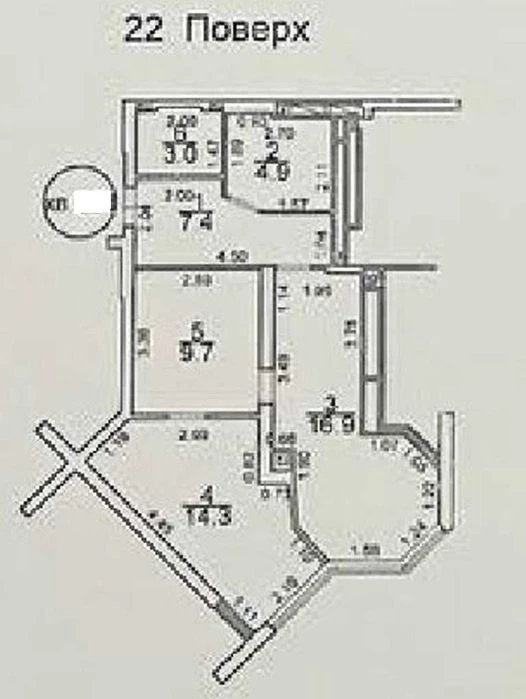 ЖК «Чудо Город», Среднефонтанская, 56 м², ремонт, хорошая т