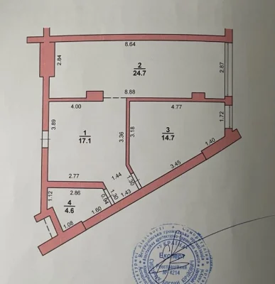Apartment for sale 61 m2 “Park Tower” Lviv!