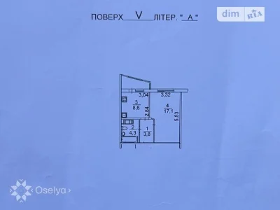 Sale of 1-room apartment 36.6 sq. m. on Borys Gmyri St. 10/40 • I