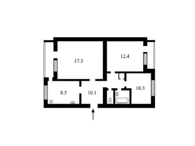 Sale of 3-room apartment 68.5 sq. m. on Zelenyho Klyna 6 street • ID