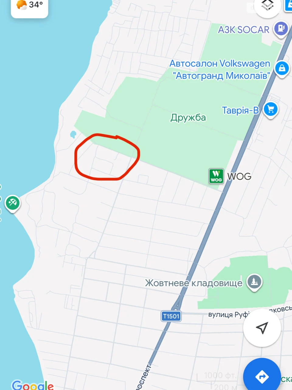 Продаж Ділянка під житлову забудову Корабельний