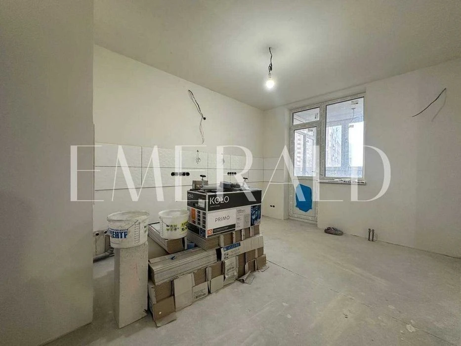 Spacious 2-room apartment for sale. Finishing work done! There is a gene