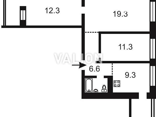 Sale of 3-room apartment 68 sq. m on Kharkivske highway 2 • ID 345855