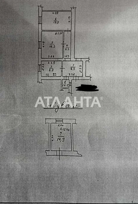 2-комнатная квартира в центре Одессы! Павловские
