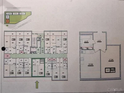 1-комнатная квартира, 44 кв.м