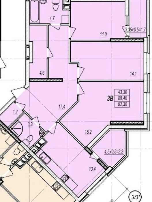 Продам 3 комн. квартиру с супер ремонтом в ЖК Дмитриевский н.