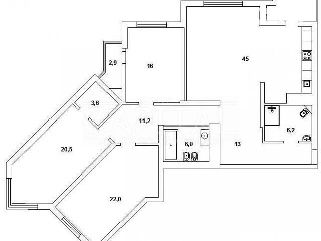 Продажа 4к квартиры 142 кв. м по ул. Княжий Затон 21 • ID 34