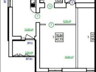 Apartment. Kharkiv, Poltava Shlyakh St., 184a, k.