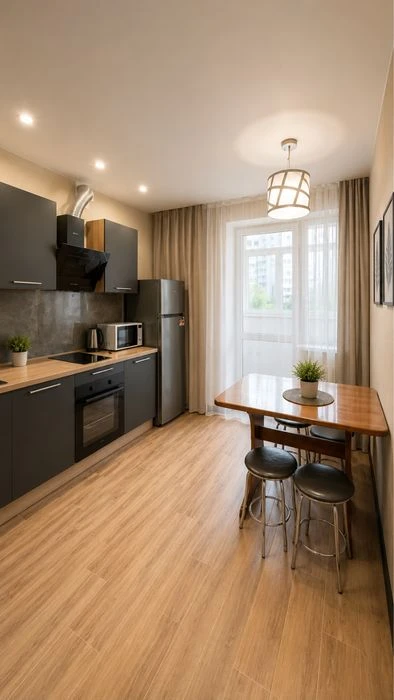 New building of residential complex "Ptashka" | 40 m² | Furniture and appliances | Kyivsky